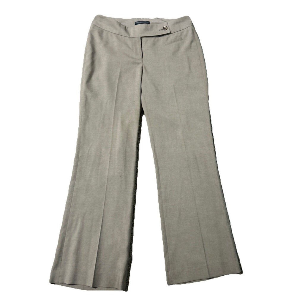 CHRISTOPHER BLUE Bootcut Dress Pants Lightweight Sz 4. Taupe Career Classic Chic